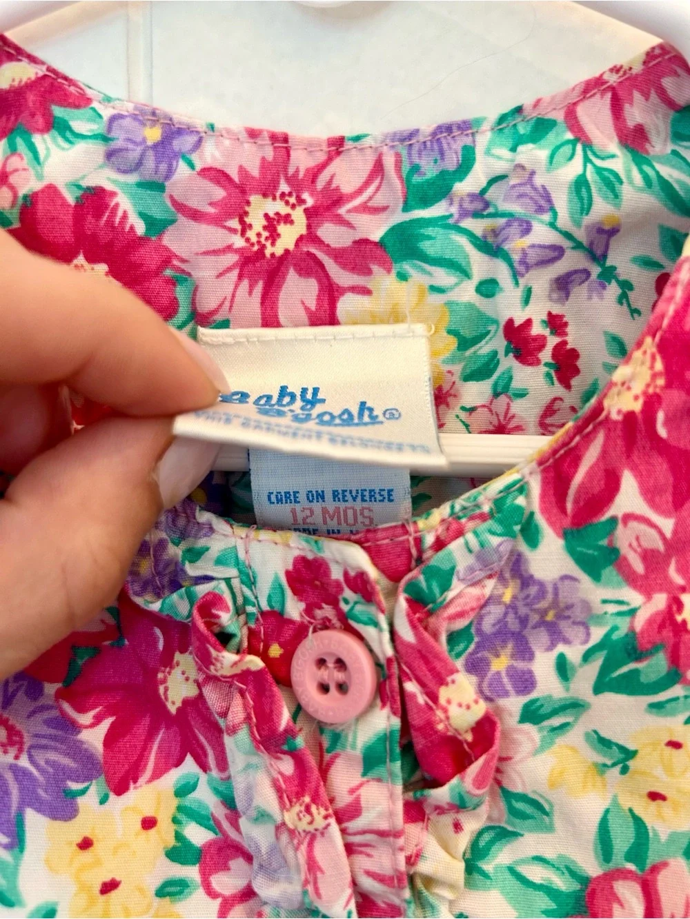 Vintage Oshkosh Floral Romper